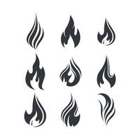 images de logo de feu vecteur