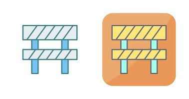 icône de vecteur de barrière