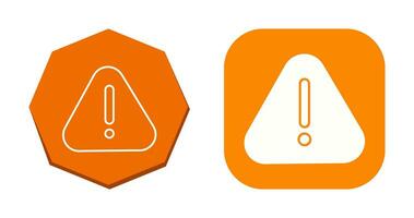 icône de vecteur d'avertissement