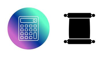 icône de vecteur de calculatrice