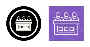 icône de vecteur de jury