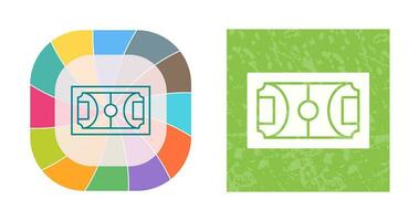 icône de vecteur de terrain de football