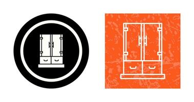 icône de vecteur de tiroir d'armoire