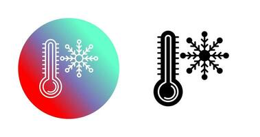 icône de vecteur froid