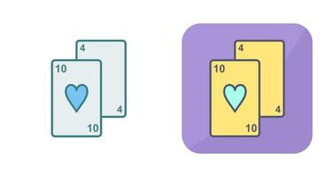 icône de vecteur de cartes à jouer