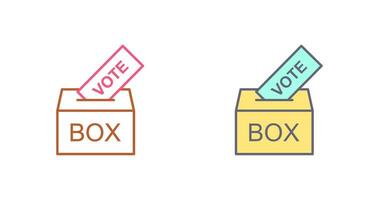 donner voter vecteur icône