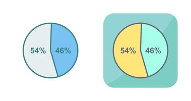 icône de vecteur de statistiques de candidat