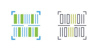 icône de vecteur de code à barres