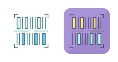 icône de vecteur de code à barres