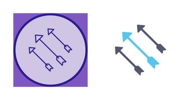icône de vecteur de flèches uniques