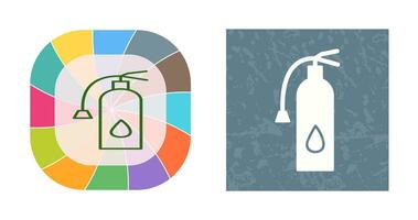 icône de vecteur d'extincteur unique