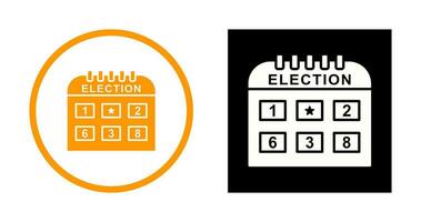 icône de vecteur de jour d'élection