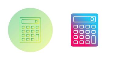 icône de vecteur de calculatrice