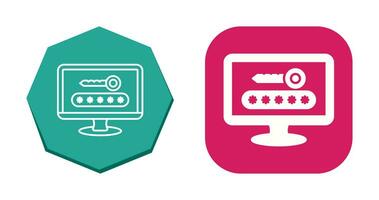 icône de vecteur de mot de passe