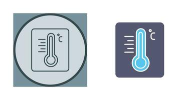 icône de vecteur de thermomètre