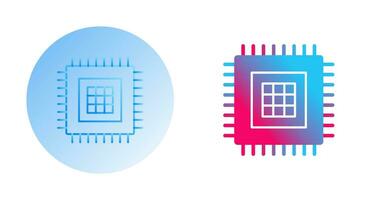 icône de vecteur de processeur