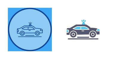 icône de vecteur de voiture de police