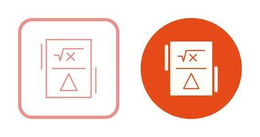 icône de vecteur de formule