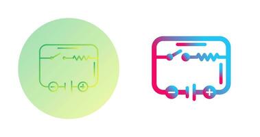 icône de vecteur de circuit électrique
