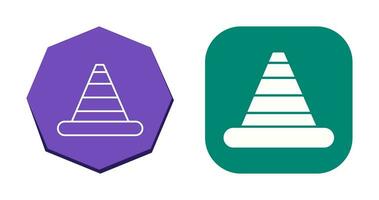 icône de vecteur de cône de signalisation