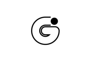 icône de conception d'alphabet de logo de lettre pour des affaires et l'entreprise vecteur