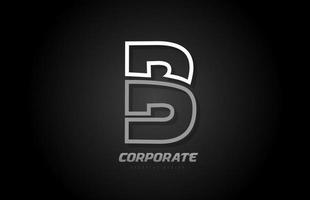 icône de conception d'alphabet de logo de lettre pour des affaires et l'entreprise vecteur