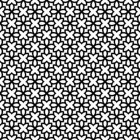 motif abstrait sans couture noir et blanc. arrière-plan et toile de fond. conception ornementale en niveaux de gris. vecteur