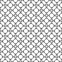 motif abstrait sans couture noir et blanc. arrière-plan et toile de fond. conception ornementale en niveaux de gris. vecteur