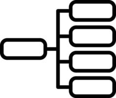 icône de ligne pour le site Web du produit vecteur