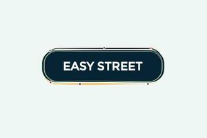 Nouveau facile rue nouvelles site Internet, Cliquez sur bouton, niveau, signe, discours, bulle bannière, vecteur