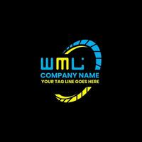 wml lettre logo vecteur conception, wml Facile et moderne logo. wml luxueux alphabet conception