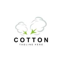 coton logo plante conception vecteur modèle symbole