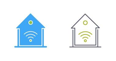 icône de vecteur de maison intelligente