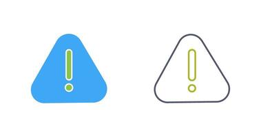 icône de vecteur d'avertissement