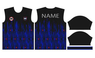 football Jersey conception pour sublimation ou des sports Jersey conception vecteur