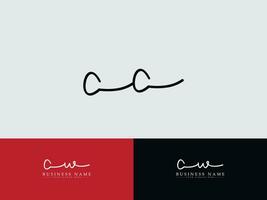 abstrait cc logo lettre, prime cc affaires Signature luxe logo vecteur