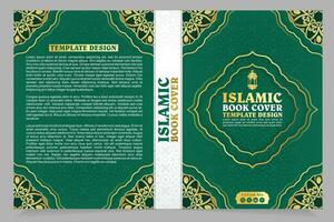 arabe livre couverture conception vecteur magazine couverture page islamique livre couverture brochure