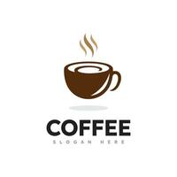 café logo vecteur icône conception