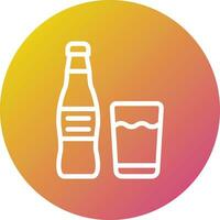 illustration de conception d'icône de vecteur de boisson gazeuse