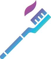 illustration de conception d'icône de vecteur de brosse à dents
