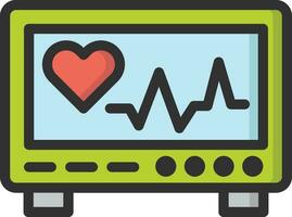 cardiogramme vecteur icône conception illustration