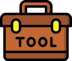 illustration de conception d'icône de vecteur de boîte à outils