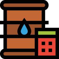 carburant calcul vecteur icône conception illustration