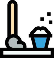sol nettoyeur vecteur icône conception illustration