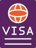 visa vecteur icône conception illustration