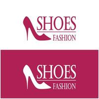 logo pour aux femmes haute talon des chaussures cette est élégant et luxueux et féminin. logo pour entreprise, aux femmes chaussure boutique, mode, chaussure entreprise, beauté. vecteur