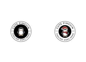 pingouin vecteur illustration. Créatif animal logo inspiration. pouvez être utilisé comme symboles, marque identité, Icônes, ou autres.