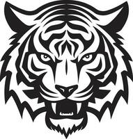 géométrique tigre illustration vecteur précision abstrait tigre talent artistique dans vecteur forme