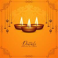content diwali Indien Festival classique traditionnel Contexte vecteur