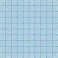 bleu et blanc sans couture abstrait géométrique chevauchement carrés modèle vecteur